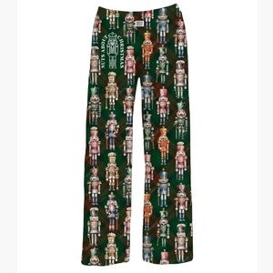 Brief Insanity Nuts About Christmas Nutcracker Drawstring Pajama Pants Unisex XL